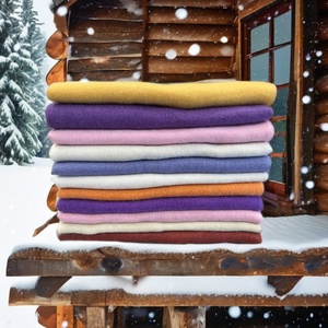 KMB in Stock Winter New Arrival Factory Pashmina Alpaca <b>Scarf</b> White Color 100% Merino <b>Wool</b> Other <b>Scarf</b> Cashmere <b>Scarf</b> Mufflers - Product Image 2