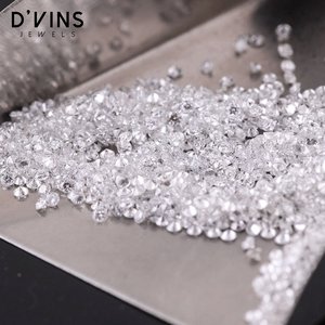 เพชรหลวม D'vins Jewels ขัดเงาแล้ว เพชรเลี้ยงในห้องปฏิบัติการ VVS ทรงกลมเจียระไนแบบบริลเลียนท์ สี D ขนาด 1.25-1.7 มม. ผลิตด้วยวิธี HPHT จากเมืองสุราษฎร์ สำหรับทำเครื่องประดับ - Product Image 3