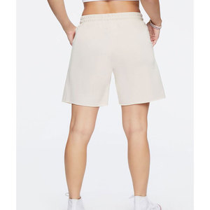 Shorts Deportivos de Algodón 100% para Mujer, Personalizados, Gruesos, Hasta la Rodilla, con Cordón Ajustable y Cintura Elástica, Color Sólido, para Correr, Gimnasio y Ejercicio - Product Image 6
