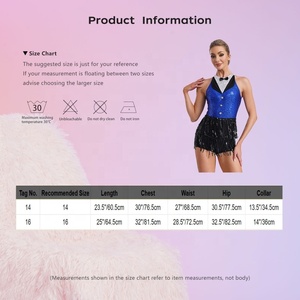 Mujeres pasantía puesta en escena danza desgaste entrenamiento Ropa de baile sublimación traje de baile latino contemporáneo Jazz - Product Image 6