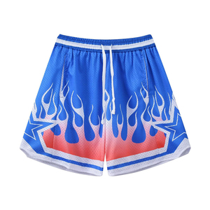 Colorful Blank Mesh Shorts Polyester Mesh Basketball Shorts Double <b>Layer</b> Custom Mesh Mens Shorts - Product Image 5