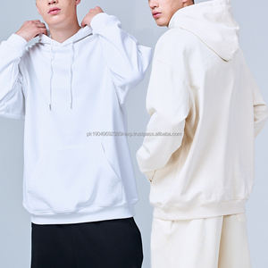 เสื้อฮู้ดแขนยาวผ้าฝ้าย100% 500 GSM, เสื้อฮู้ดแขนยาวโอเวอร์ไซส์กำหนดได้เองเหมาะสำหรับทุกเพศ - Product Image 4