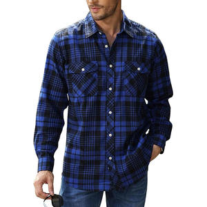 Camisa a cuadros de franela de diseño para hombre, informal, de la mejor calidad, para verano y primavera, ideal para el trabajo y la oficina. - Product Image 2