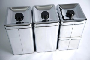 Stainless Steel <b>Storage</b> Canisters Set For <b>Kitchen</b> Flour Sugar Coffee Tea Airtight <b>Containers</b> Countertop Use Wholesale From India - Product Image 4