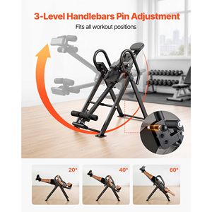โต๊ะอินเวอร์ชั่นแบบ Heavy Duty รับน้ำหนักได้ 300 ปอนด์ โครงสร้างแข็งแรง ล้อคู่พร้อมระบบล็อค อุปกรณ์แก้ไขการดึงหลัง - Product Image 6