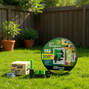 Tuyaux et Enrouleurs de Jardin 20m 3/4 MANGUERA CON ACC Tuyau d'Arrosage - Product Image 2