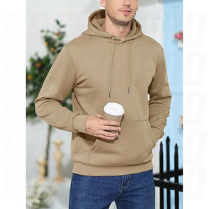 Men’s Casual Fitness Hoodie Sweatshirt <b>Polyester</b> Cotton Fleece Lined Pullover Training Running Screen Printing Hoodies - Product Image 3