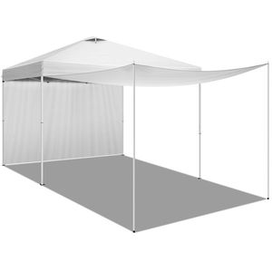 Tenda a baldacchino pop-up da esterno 3x3m con 2 pareti laterali per feste - Product Image 4
