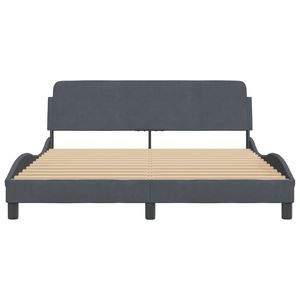 โครงเตียงหุ้มเบาะสีเทาเข้ม - Product Image 4