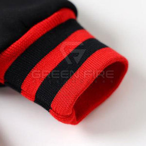 Veste d'hiver en polyester coupe-vent, écologique et respirante, style Letterman, avec col montant, couleurs et tailles personnalisables, service OEM en gros - Product Image 3