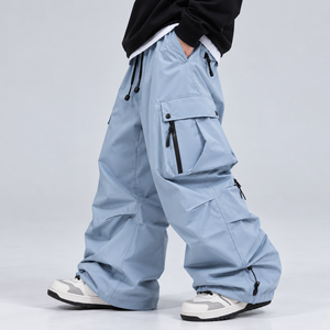 Pantalones de Esquí Unisex Personalizados de Nuevo Diseño, Transpirables, Impermeables, Cortavientos, Térmicos, con Cierre, para Deportes de Nieve al Aire Libre - Product Image 4