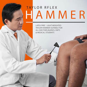Juego de 3 Diapasones Sensoriales de Aluminio C 128Hz y 512Hz con Martillo de Reflejos de Percusión Taylor, de Calidad Superior para Neurología - Product Image 6