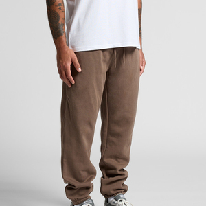 Pantalones Deportivos de Algodón 100% para Hombre, de Alta Calidad, 400GSM, con Logotipo Personalizado, Corte Recto, Pantalones Deportivos - Product Image 4