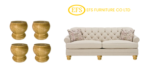 Classic Round Wood Sofa <b>Legs</b> Replacement Furniture Feet Natural Wooden Cabinet <b>Table</b> Chair <b>Legs</b> Bulk Supplier - Product Image 5