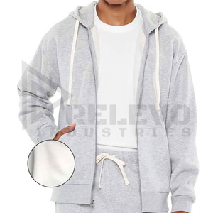 เสื้อฮู้ดดี้ผู้ชาย 430 กรัม ผ้าฟลีซ ทรงปกติ ล้างสีแบบแอซิด พิมพ์ลายดิจิทัล ผ้าฝ้าย 100% สตรีทแวร์สำหรับฤดูใบไม้ผลิ เป็นมิตรกับสิ่งแวดล้อม ย้อมสีด้านหน้าเรียบ - Product Image 2