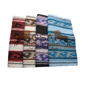 Manta de sillín de lana de lujo 34x36 Almohadilla de caballo tejida a mano de lana pura de Nueva Zelanda para montar y mostrar al mejor precio - Product Image 6