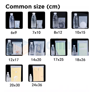 Bolsas con Cierre de Cremallera Semitransparentes Mate Negras para Ropa y Dispositivos Electrónicos, Calidad Premium, Diseño Duradero a Prueba de Humedad - Product Image 2