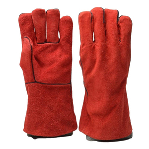 Best Selling XL Welding <b>Gloves</b> Cowhide Leather Safety <b>Work</b> <b>Gloves</b> <b>Waterproof</b> Anti-Slip Anti-Impact Protection Welding <b>Gloves</b> - Product Image 1