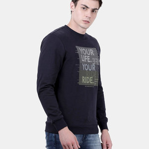 เสื้อสเวตเชิ้ตผู้ชายทรงปกติ ผ้าฝ้ายฟลีซ 100% ระบายอากาศได้ดี แห้งเร็ว เป็นมิตรกับสิ่งแวดล้อม สีพื้น ผลิตในปากีสถาน - Product Image 3