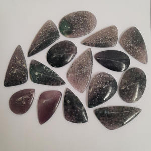 อัญมณีทรงหลังเบี้ยทรงหลังเบี้ยทรงหลังเบี้ยทรงองุ่นจากประเทศอินโดนีเซียธรรมชาติคุณภาพสูงสำหรับเครื่องประดับคริสตัลบำบัด30-50มม. - Product Image 2