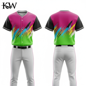 High Performance <b>Baseball</b> Uniform Custom Team Jersey Pant <b>Set</b> Sublimation Printing Durable Stitching Soft Fabric Comfortable Fit - Product Image 2