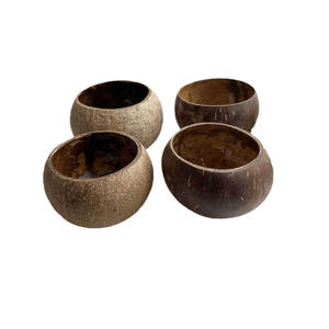 Bols en coquille de noix de coco naturels bruns pour l'artisanat et l'agriculture - Product Image 1