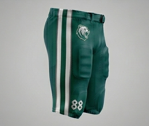 Camiseta de Fútbol Americano para Hombre, Verde, Sublimada, Sin Mangas, de Malla, Transpirable, Ajuste Atlético, para Adultos - Product Image 4