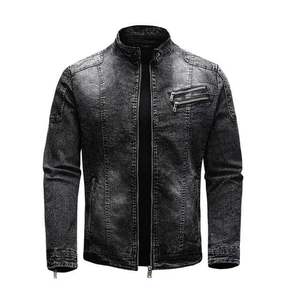 Chaleco Vaquero sin Mangas para Hombre, Estilo Motero, Chaqueta de Mezclilla, Estilo Punk Rock, Chaqueta Vaquera Desgarrada, Ropa de Alto Rendimiento - Product Image 1