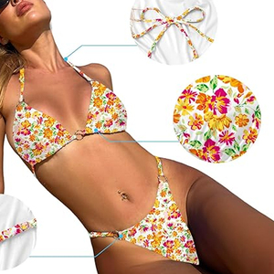 Conjunto de Bikini para Mujer, Diseño Moderno, Económico, de Alta Calidad, Transpirable, con Logotipo/Colores Personalizados, Ligero, Última Tendencia - Product Image 3