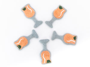 Adorno de cóctel de fieltro hecho a mano: Juguetes de simulación para niños, bebidas de fieltro, materiales para manualidades - Comercio justo y fabricado de forma ética - Product Image 4