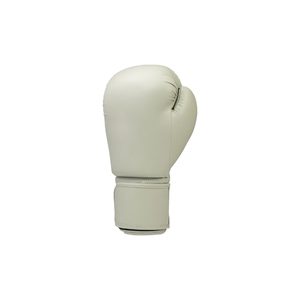 Gants de boxe en cuir gris clair, à doigts entiers, avec fermeture à lacets au poignet, pour adultes, unisexe, pour arts martiaux - Product Image 2