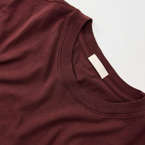 Ensemble T-shirt et short pour homme de haute qualité, 100% coton biologique, T-shirts à col rond surdimensionnés, survêtement pour homme - Product Image 6