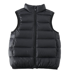 Quilted Casual Women's <b>Puffer</b> Vest Front Pockets Zipper Lightweight Sleeveless Cozy Knitted Stand <b>Jacket</b> Polyester/Nylon - Product Image 3