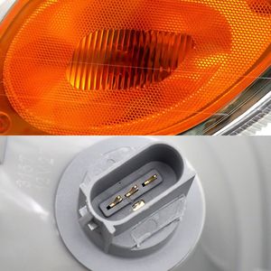 Conjunto de Faros Halógenos Compatibles para Peterbilt 337/386/387 2005-2016, Sistema de Luces Laterales para Camión con Intermitentes y Luz Blanca en el Lado del Pasajero - Product Image 5