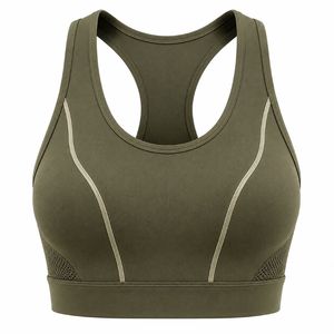 HMA SPORTS APPAREL Women's Navy <b>Blue</b> Racerback Sports <b>Bra</b> High Support Seamless Breathable Mesh Panels Eco-Friendly Quick Dry - Product Image 3