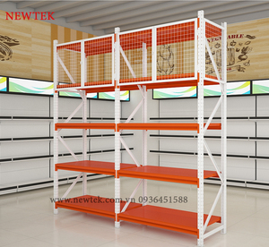Medium Duty <b>Rack</b> with Cabinets <b>Door</b> Cold-rolled Steel Secure <b>Storage</b> Shelving with <b>Door</b> Powder Coating Gray - Product Image 4