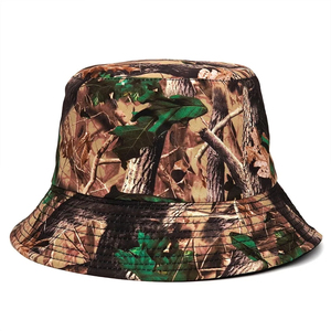 Chapeau Bob à Motif Camouflage Unisexe Style Toile pour l'Extérieur Printemps-Été Vêtement Décontracté pour Adulte - Product Image 2