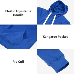 Sweat-shirts et ensembles de survêtements pour hommes 100% coton molletonné, ensembles de survêtements personnalisés avec impression, ensemble sweat-shirt et pantalon de survêtement pour homme, 100% coton - Product Image 4