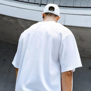 เสื้อยืดผู้ชายเรียบง่าย สีพื้น ใส่ได้ทุกวัน สไตล์ลำลอง ผ้าหนา 250 กรัม ทรงหลวมไหล่ตก - Product Image 5