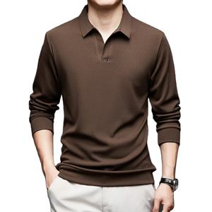 Polo de golf para hombre hecho a medida al por mayor, Polo de algodón puro de alta calidad, nuevo diseño, superventas, Polo en blanco - Product Image 6