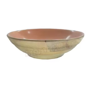 Bol à salade moderne écologique fait à la main en céramique émaillée de qualité supérieure avec bois de manguier pour les dîners et la maison - Product Image 4