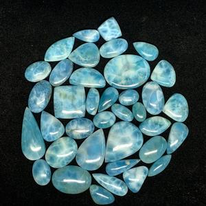 Vente en gros de pierres précieuses naturelles de qualité supérieure, Larimar bleu ovale, forme multiple, pierres précieuses en vrac pour la fabrication de bijoux, prix de gros assuré - Product Image 2