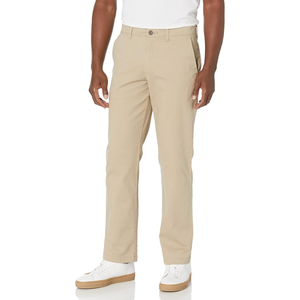 Pantalones Chinos Grises Personalizados de Lona 100% Algodón Teñido, Pantalones Formales Rectos para Hombre, Colecciones de Oficina y Negocios, Marca Privada - Product Image 6