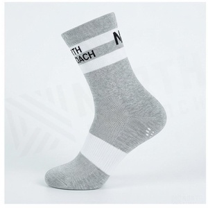 Crew <b>Socks</b> Geometric Pattern Blue Breathable <b>Running</b> <b>Socks</b> for Adults Spring Season - Product Image 3