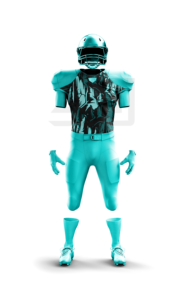 Touchdown Scoring Sport <b>Shirt</b>-Unisex Adult <b>Shirts</b> Tops 100% Cotton/100% Polyester Breathable Anti-Bacterial Custom Team Name - Product Image 4