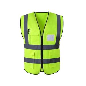 เสื้อกั๊กสะท้อนแสงสำหรับวิ่งใช้ในอุตสาหกรรมผ้าไนล่อนกันน้ำรักษาความปลอดภัยส่วนบุคคลโลโก้ตามสั่ง - Product Image 6