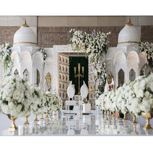 เวทีงานแต่งงานพระราชวังหลวงสีขาว & งานเลี้ยงฉลองสมรสกลางคืน พร้อมเวทีเจ้าชายเจ้าหญิงสีขาว  งานแต่งงานราชมหาราชวัฒน์ สหรัฐอเมริกา - Product Image 1