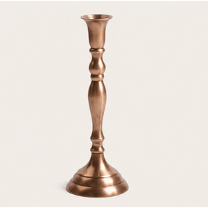 Candelabro de Latón Vintage con Acabado Antiguo, Portavelas Metálico Hecho a Mano para Bodas y Decoración Elegante del Hogar - Product Image 4