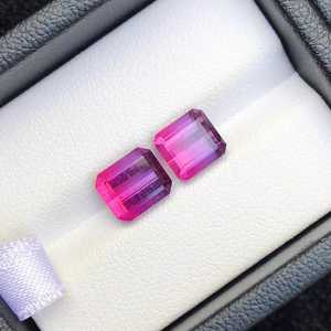 Pierre précieuse naturelle de tourmaline rose, taille octogonale, qualité excellente, rare, certifiée par un tiers - Product Image 4