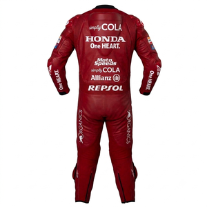 Traje de Carreras Alex Marquez Zonda MotoCP, 1.3mm, Cuero Vacuno y de Canguro, Mono de Motociclismo con Protección CE - Product Image 2